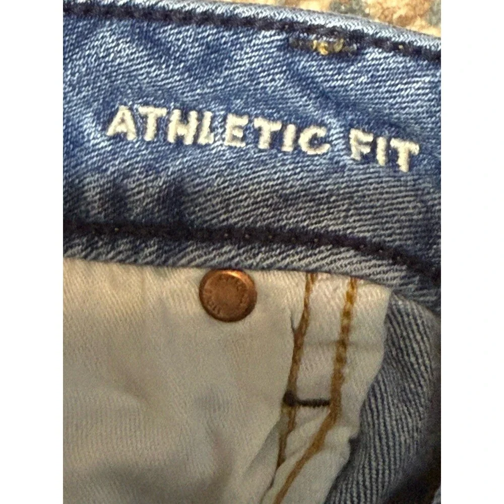 American Eagle Men’s FLEX Athletic Fit Jeans Size 34x32 - Picture 6 of 9